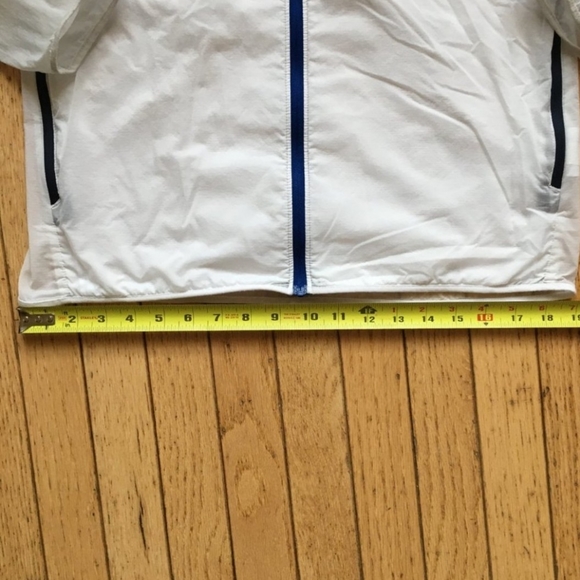 NIKE | NIKE LIGHTWEIGHT WINDRUNNER JACKET BLUE AND WHITE SIZE SMALL - Picture 6 of 8